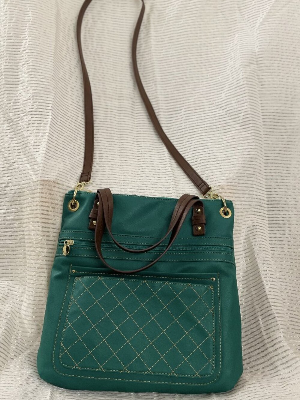 Relic shoulder purse - teal